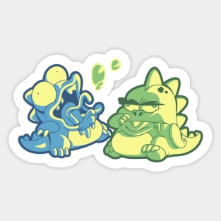 Prehistoric Bubble Havers Sticker